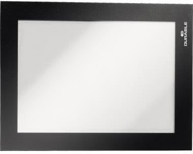 DURABLE Magnetrahmen DURAFRAME 487001 DIN A6 schwarz 2 St./Pack.