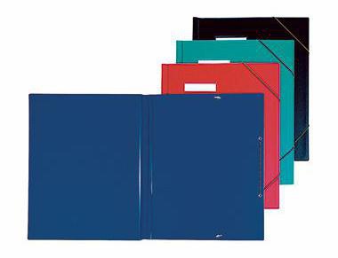 ELBA Umlaufmappe colors DIN A4 PVC Eckspanngummi blau – 300 Blatt Sammelmappe