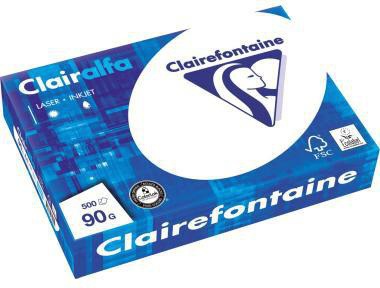 Clairefontaine Multifunktionspapier A4 80g hochweiß 500 Blatt CLAIRalfa