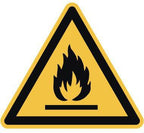 Warnung vor feuergefährlichen Stoffen