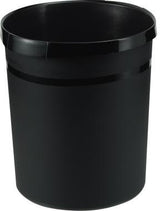 HAN Papierkorb GRIP KARMA 18 Liter Kunststoff öko-schwarz, Recycling, Blauer Engel