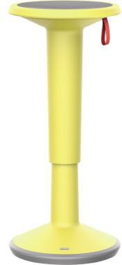 INTERSTUHL UPis1 110U Sitz-Steh-Hocker – Höhenverstellbar 59-84,5 cm, Rot/Basaltgrau