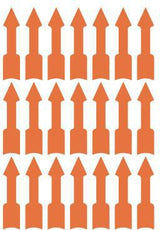 Avery Zweckform Hinweisetikett Pfeil 3008 leuchtorange 63 St./Pack.