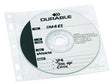 DURABLE CD/DVD Hülle COVER FILE 523919 – Transparente Schutzhülle mit Universallochung