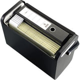 helit Hängebox H6110198 DIN A4 für 25 Hängemappen, lichtgrau, stapelbar, mit Rolloverschluss