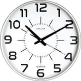 UNILUX Wanduhr Maxi Pop Black 37,5 cm – Lautloser Quarzmechanismus, inkl. Batterien, schwarz