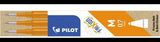 PILOT FriXion Ball Tintenrollermine BLS-FR7-S3 – 3er-Pack, thermosensitive Tinte, schwarz, 0,4 mm