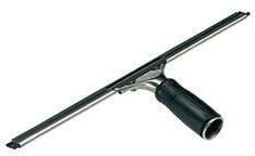 Fensterwischer S-Wischer HARD 35 cm mit Gummilippe von Soennecken – silber/schwarz