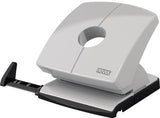 NOVUS Locher B230 – 30 Blatt, 8 cm Lochung, schwarz, mit Anschlagschiene
