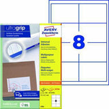 Avery Zweckform Universaletikett 4782 ultragrip 97x67,7mm weiß 240 Etiketten