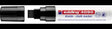 edding Kreidemarker 4090 Schwarz 4-15 mm Keilspitze – Feucht abwischbar für Fenster, Tafeln & Glas