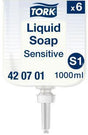 TORK Flüssigseife extra mild 6 x 1 l – parfümfrei & dermatologisch getestet
