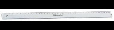 Soennecken Lineal 1820 20 cm aus transparentem Polystyrol mit mm-Teilung