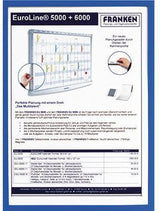 FRANKEN Dokumentenhalter Frame It X-tra!Line DIN A4 blau Hartfolie magnetisch
