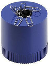 ARLAC Klammerspender clip-boy 21124 in Royalblau – inkl. ca. 60 Büroklammern, mit Magnet