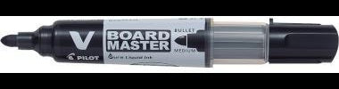PILOT Whiteboardmarker V BOARDMASTER BEGREEN 5080701 – 93 % recycelt, 2,3 mm, nachfüllbar, schwarz