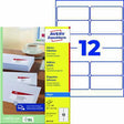 Avery Zweckform Adressetiketten J8177-25, 99,1 x 42,3 mm, weiß, 300 Stück, QuickDry-Technologie