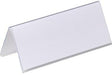DURABLE Tischnamensschild 805019, 150x61/122 mm, transparent, 25 St./Pack. – Dachform, auswechselbar
