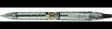 PILOT Kugelschreiber Bottle 2 Pen Ecoball – 86 % recycelt, 0,4 mm, schwarz