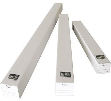 tidyPac Versandhülse TP100.002 750x75x75mm Wellkarton weiß mit Steckverschluss