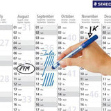 STAEDTLER Lumocolor correctable 305 Folienstift blau 1 mm – trocken korrigierbar