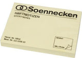 Soennecken Haftnotiz 5811 75x75mm 100 Blatt gelb – FSC-zertifiziert, rückstandsfrei entfernbar