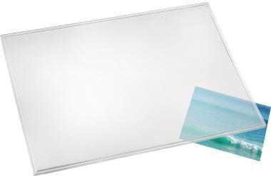 Läufer Durella Schreibunterlage 60x40 cm transparent – Vollsicht-Unterlage für den Schreibtisch