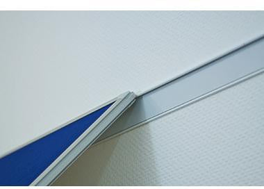 FRANKEN Magnetleiste PRO WS8200 200x6cm silber – selbstklebend & beschriftbar