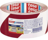 tesa Signalklebeband Premium 50 mm x 66 m gelb/schwarz – Warnband für Markierung und Sicherheit