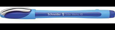 Schneider Kugelschreiber Slider Memo XB – Grüne Schreibfarbe, ergonomisch, dokumentenecht