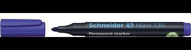 Schneider Permanentmarker Maxx 130 – 1-3 mm Rundspitze, schwarz, nachfüllbar