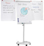 Soennecken Mobiles Flipchart 1148, 68x105 cm, höhenverstellbar, magnethaftend, grau