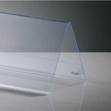 SIGEL Tischaufsteller TA138 Dachform 95x42mm glasklar 10 St./Pack.