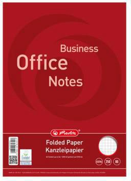 LANDRÉ Kanzleipapier Business Office Notes DIN A4 kariert 250 Blatt