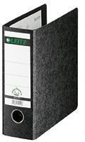 LEITZ Ordner 10750000 DIN A5 80 mm Hartpappe schwarz mit 180° Präzisionshebelmechanik