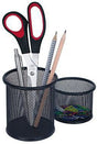 WEDO Stifteköcher Set Office 65401 2teilig Drahtmetall schwarz – Schreibtisch-Organisation