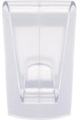 tesa Klebehaken Powerstrips® 77735 – Transparent, 1 kg Tragkraft, 2 Stück inkl. Klebestreifen