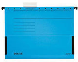 Leitz Hängetasche ALPHA 19860015 A4 Karton gelb 25 St./Pack. – Reißfeste Frösche, Blauer Engel