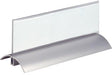 DURABLE Tischnamensschild Desk Presenter De Luxe 61x210 mm, 2 Stück, T-Form, transparent