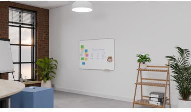 Legamaster Whiteboard PREMIUM PLUS 60x45 cm – Emaillierte Stahloberfläche, magnethaftend, inkl. Boardmarker