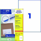 AVERY ZWECKFORM Universaletikett 6119 210x297mm weiß 30 Blatt ultragrip