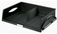 Leitz Briefablage Sorty Jumbo 52320095 DIN A3 quer Polystyrol schwarz inkl. Trennwand