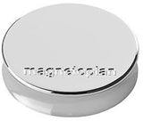 magnetoplan Magnet Ergo Medium 30 mm Schwarz – 10 Stück, ergonomischer Griffrand, hohe Haftkraft