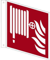 NEUTRALWARE Hinweisschild Löschschlauch ISO 7010/F002 200x200 mm Hart-PVC nachleuchtend