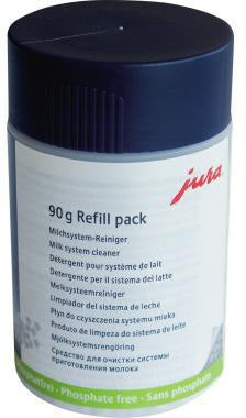 JURA Reiniger 24157 Milchsystem Mini-Tabs Nachfüllflasche 90g – Reinigungstabletten für Kaffeemaschinen