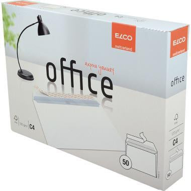 ELCO Briefumschlag Office 7452312 DIN C4 mit Haftklebung, hochweiß