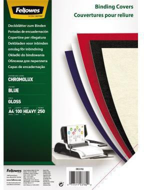 Fellowes Chromolux Deckblätter DIN A4 weiß 250 g/m² 100 Stück