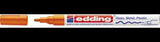 edding Lackmarker creative 751 orange – Permanentmarker mit 1-2 mm Rundspitze, stark deckend, wisch- und wasserfest