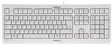 CHERRY Tastatur KC 1000 – Flüsteranschlag, USB, weiß/grau, QWERTZ, 105 Tasten