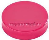 magnetoplan Magnet Ergo Medium 30 mm Schwarz – 10 Stück, ergonomischer Griffrand, hohe Haftkraft
